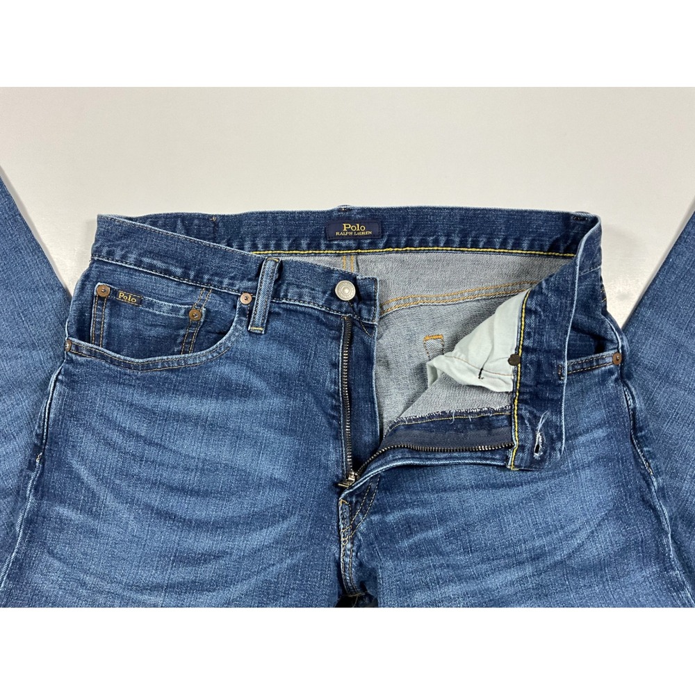 Polo Ralph Lauren Hampton Relaxed‎ Straight Jeans Mens 33x32 - Picture 15 of 16